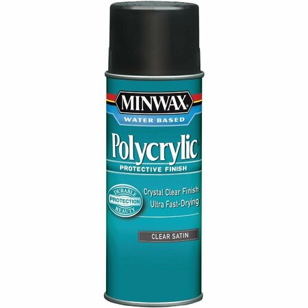 MINWAX Satin Polycrylic Spray Protective Finish Spray Varnish, 11.5 Oz. 33333000